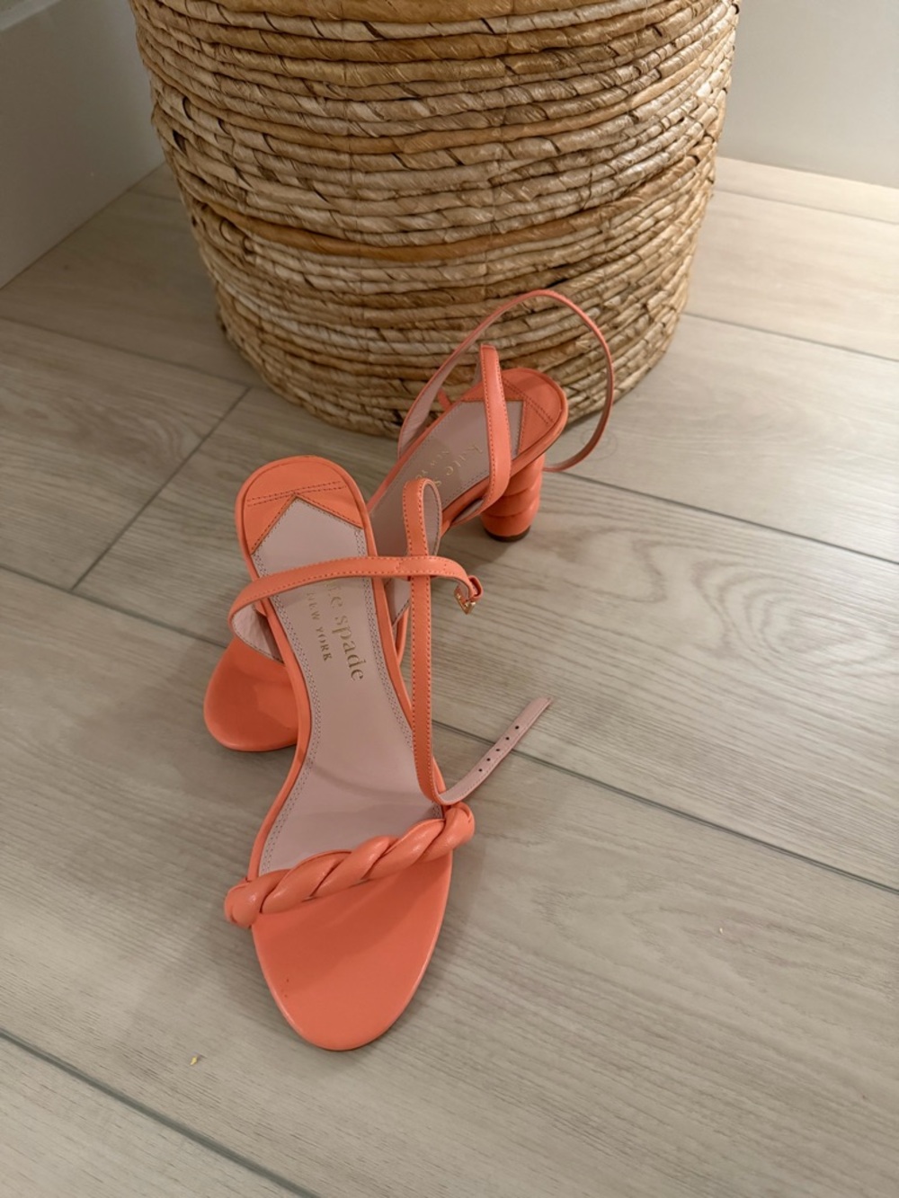 Kate Spade Odele Twisted Mid-Heel Sandals - Spring 2024 Sample